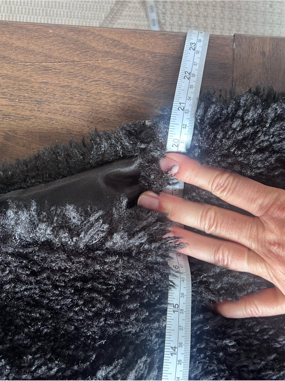 Charlie B Black Faux Fur Sleeveless Vest Jacket - Women Large - Picture 6 of 6